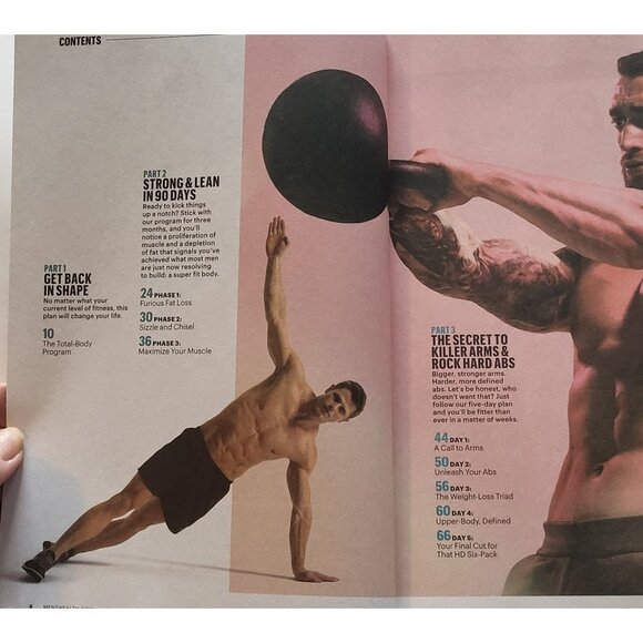 Mens Health Training Guide 2025 AND Lose Your Gut Magazines New - Picture 3 of 10
